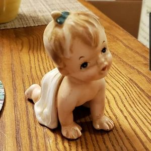 Vintage Napco Crawling Baby Figurine